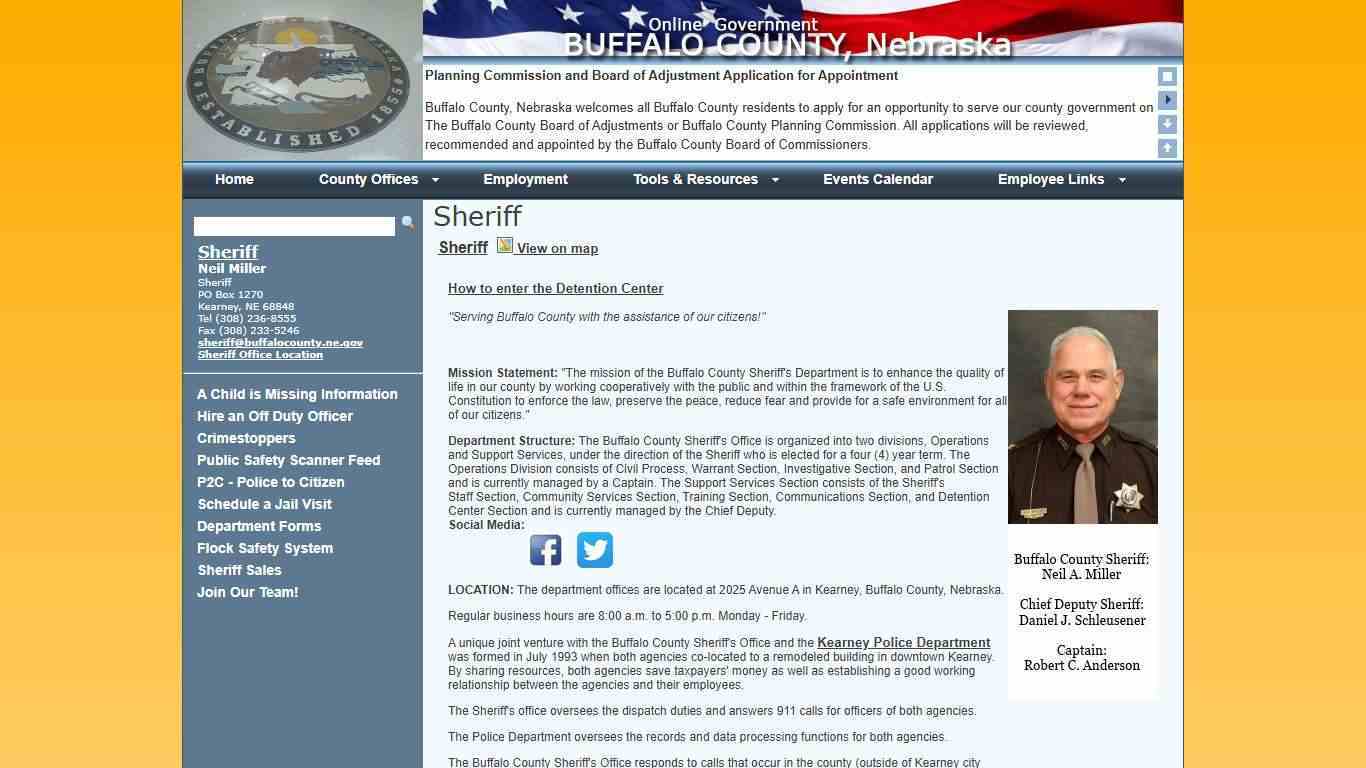 Buffalo County: Sheriff